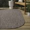 Jonathan Y Miles Modern Minimalist Radius Corner Solid Light Brown 8 ft. x 10 ft. Shaped Area Rug SHP100D-8 - alternate 8