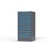 Strong Hold 12 drawer cabinet - (6x 3ft, 6x 4ft) - Blue accents - Keyed Different S3060-PPDAS-1203FS - alternate 3