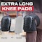 Safe Handler Professional Extra Long Crystal Gel Knee Pads, Black, PR BLSH-HD-PVC-KPL-4BK - alternate 6