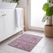 Homeroots 2' X 3' Lavender and Ivory Floral Washable Non Skid Indoor Outdoor Area Rug 564338 - alternate 9