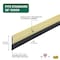M-D Building Products 36 in. Gold Aluminum and Vinyl Heavy-duty Screw-on Door Sweep 05744 - alternate 7
