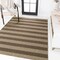 Jonathan Y Sutton Smart Jute Modern Geometric Boho Stripe Natural/Brown 4 ft. x 6 ft. Indoor/Outdoor Area Rug FXV205B-4 - alternate 8