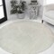 Jonathan Y Nordby High-Low Geometric Arch Scandi Striped Ivory/Cream 5 ft Round Indoor/Outdoor Area Rug SCN104B-5R - alternate 8