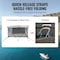 Vevor 4 Bow Boat Bimini Tops 8'Lx(91"-96")W x 54"H Awning Canopy Light Grey 4 Bow 8'L×54"H×91"-96"W - alternate 7