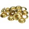 Tarps Now #3 Brass Grommets / Plain Washer 7/16'', 25 Gross TA-GPW3-25G - alternate 1