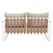 Homeroots 56" Taupe Polypropylene Sofa 667654 - alternate 7