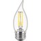 Signify Ultra Definition 60W Equivalent Daylight BA11 Medium LED Decorative Light Bulb, 3PK 564922 - alternate 4