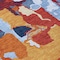 Homeroots 8' Copper Gray And Burgundy Round Abstract Washable Indoor Outdoor Area Rug 599552 - alternate 8