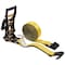 Mytee Products 4PK 2inx30ft Ratchet Tie-Down Straps w/Flat Hooks - 10,000 Lbs Breaking Strength, 4PK RS230-LAx4 - alternate 9