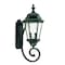 Homeroots Two Light Matte Black Carousel Lantern Wall Light 398396 - alternate 5