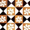 Homeroots 4" x 4" Mini Snowflakes and Squares Peel and Stick Removable Tiles 400499 - alternate 4