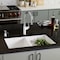 Blanco Precis SILGRANIT 29in 50/50 Double Bowl Undermount Kitchen Sink - White 516320 - alternate 4