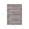 Homeroots 9' X 12' Brown And Beige Striped Washable Indoor Outdoor Area Rug 631483 - alternate 9