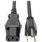 Eaton TRIPP LITE SERIES COMPUTER POWER CORD, NEMA 5-15P TO LOCKING C13 - 10A, 125V, 18 AWG, 10 FT. P006-L10 - alternate 1