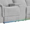 Global Furniture Usa Contemporary U8879 Grey 1 Power Pushback Sectional With Led And Global Ss Spkr U8879-GRY 1-PB SEC W/LED&GL SS SPKR - alternate 5