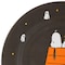 Gibson Peanuts Snoopy Pumpkin 12 Piece Melamine 10.5 Inch Dinner Plate Set in Black 750123716M - alternate 5