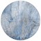 Homeroots 8' Round Ivory Blue and Gray Round Abstract Washable Non Skid Indoor Outdoor Area Rug 559591 - alternate 9