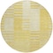 Homeroots 8' Gold Wheat And Ivory Round Striped Washable Indoor Outdoor Area Rug 581649 - alternate 8