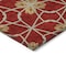 Homeroots 8' X 10' Orange And Gold Geometric Washable Indoor Outdoor Area Rug 613449 - alternate 7