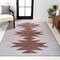Jonathan Y Chayton Minimalist Geometric Non-Slip Machine-Washable Gray/Brown 4 ft. x 6 ft. Area Rug WSH110E-4 - alternate 8