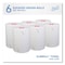 Scott Slimroll Towels, 1-Ply, 8" x 580 ft, White/Pink Core, Traditional Business, 6PK 47032 - alternate 16