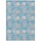Homeroots 9' X 12' Sky Blue Gray And Ivory Polka Dot Washable Indoor Outdoor Area Rug 594284 - alternate 8