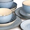 Elama Gia 24 Piece Round Stoneware Dinnerware Set in Light Blue EL-GIA24LB - alternate 8