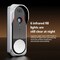 Wrightmaster Wired Plug-in Doorbell Camera with Chime, Night Vision, Audio Recording, Black ZR-NT601 - alternate 9
