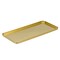 Service Ideas Modern Edge 11 in. x 5 in. Cocktail Serving Tray in Vintage Gold TRMEF115VG - alternate 6
