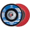 Pferd 4-1/2'' x 5/8-11 Thd. POLIFAN Flap Disc - CO-FREEZE SG INOX, Ceramic oxide, 36 Grit, Conical 61088 - alternate 1