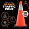 Xpose Safety Traffic Safety Cone, 28 in, PVC, 6 in Reflective Collar, DOT Approved, Orange, 12 pk OTC28-6-12-X - alternate 6