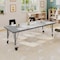 Flash Furniture Commercial Adjustable Height Rectangular Activity Table - Locking Casters-Gray XU-A2460-REC-GRY-T-P-CAS-GG - alternate 9