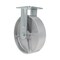 Vestil Cast Iron/Steel Rigid Caster 8 In. Diameter x 2 In. Width 1760 Lb. Capacity Silver CST-VE-8X2CI-R - alternate 5