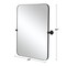 Homeroots 36" Black Metal Framed Standing Mirror 565109 - alternate 8