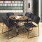 Regency Round Kee Adjustable Classroom Table W/ 4 Zeng Stack Chairs, 42 in W, 42 in L, Noble Oak TB42RNDNOAPBK44BK - alternate 6