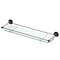 Gatco Premier Railing 20" Glass Shelf, Matte Black 1465MX - alternate 1