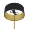 Homeroots 62" Black Two Light Traditional Shaped Floor Lamp With Black Drum Shade 523493 - alternate 9