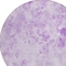 Homeroots 8' Lavender And Purple Round Floral Washable Indoor Outdoor Area Rug 583120 - alternate 7