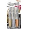 Sharpie Metallic Permanent Markers, Chisel Tip, 3 Assorted Colors Per Set, 2PK 2089609 - alternate 2