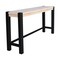 Whitewood Industries Rectangular Fixed Top Tables, 72 in W, 36 in L, 16 in H, Parawood, Unfinished/Black K-1672-36-S202SW-4 - alternate 9