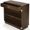 Homeroots 28" Dark Brown Wood Two Tier Bookcase with A Drawer 389565 - alternate 5