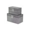 Homeroots Set of Two Gray Wooden Boxes, 2PK 399677 - alternate 8