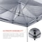 Ergodyne White Heavy-Duty Pop-Up Tent Kit 6055 - alternate 10