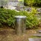 Gardenised Galvanized Steel 17 Gallon Durable Weather-Resistant Trash Can with Lid and Handles QI004754 - alternate 6