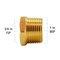 Proline Series Brass 1-in MIP x 3/4-in FIP Hex Bushing BF-911NLB - alternate 4