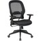 Office Star Managerial Chair Desk Chair, Adjustable Arms, 23-1/4" Height, Fabric, Black 5540 - alternate 1