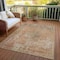Homeroots 9' X 12' Beige And Taupe Abstract Washable Indoor Outdoor Area Rug 615498 - alternate 9