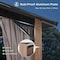 Sunjoy Kingston 20x12 Gazebo, Steel & PC Roof Hardtop Gazebo with Curtain and Netting - Woodgrain Aluminum A1020438A000 - alternate 15