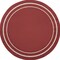Homeroots 4' Red And Ivory Round Indoor Outdoor Area Rug 545946 - alternate 1