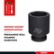 Teng Tools 8mm 1/4 Inch Drive Ansi 6 Point Metric Shallow Chrome Molybdenum Impact Socket 960508-C - alternate 5